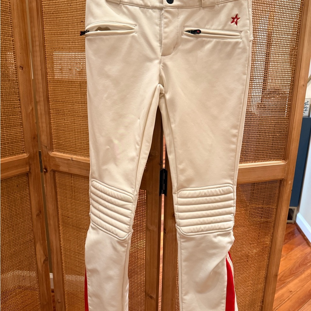 Perfect Moment White and Red Flare Pants - Picture 3 of 7
